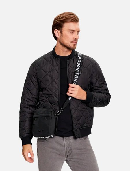 Bolsa Transversal Hugo Boss Luka Ns Zip Preta | Adamanto Store
