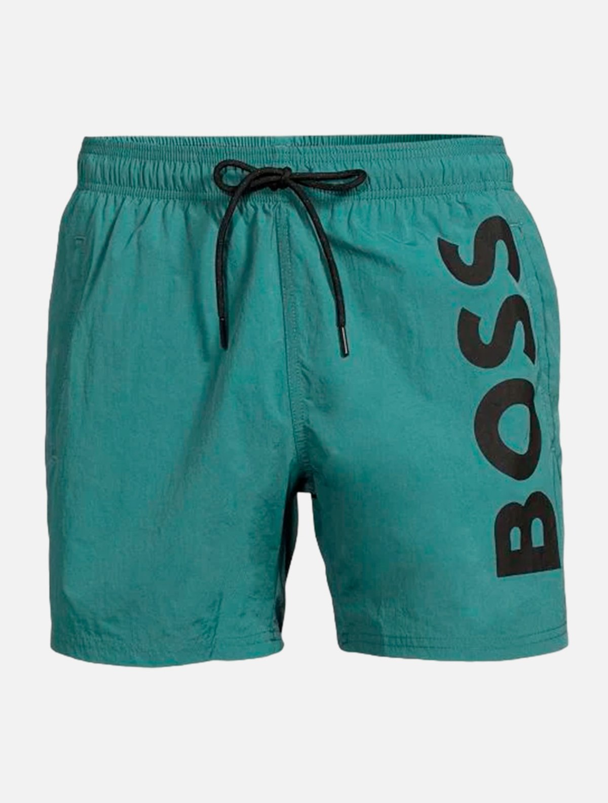 Short Hugo Boss Masculino Regular Fit Beachwear Octopus Verde Jade