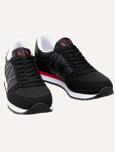 Tênis Armani Exchange Masculino Full Black XUX017 Preto | Adamanto