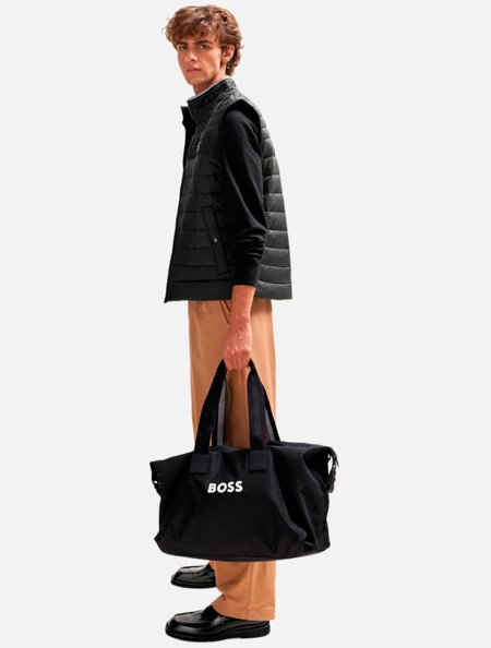 Mala de Mão Hugo Boss BB Catch 3.0 Holdall Preta | Adamanto Store