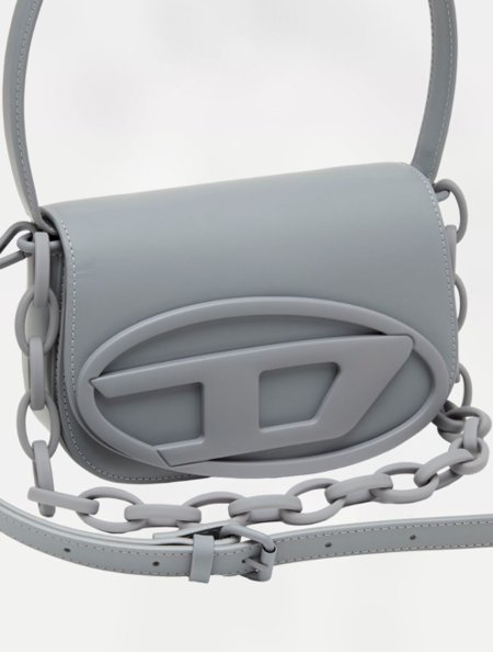 Bolsa Diesel 1DR Shoulder Bag X08396 Cinza Fosca | Adamanto Store