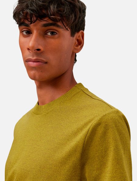Camiseta Hugo Boss Masculina Regular Tiburt 416 Amarelo Esverdeado