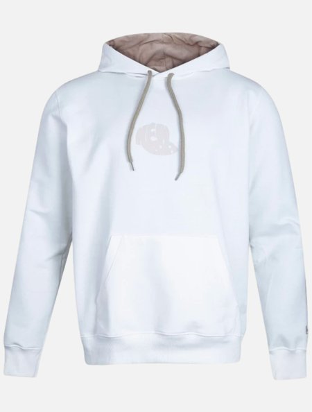 Blusa New Era Moletom Canguru Cap Off White Adamanto Store