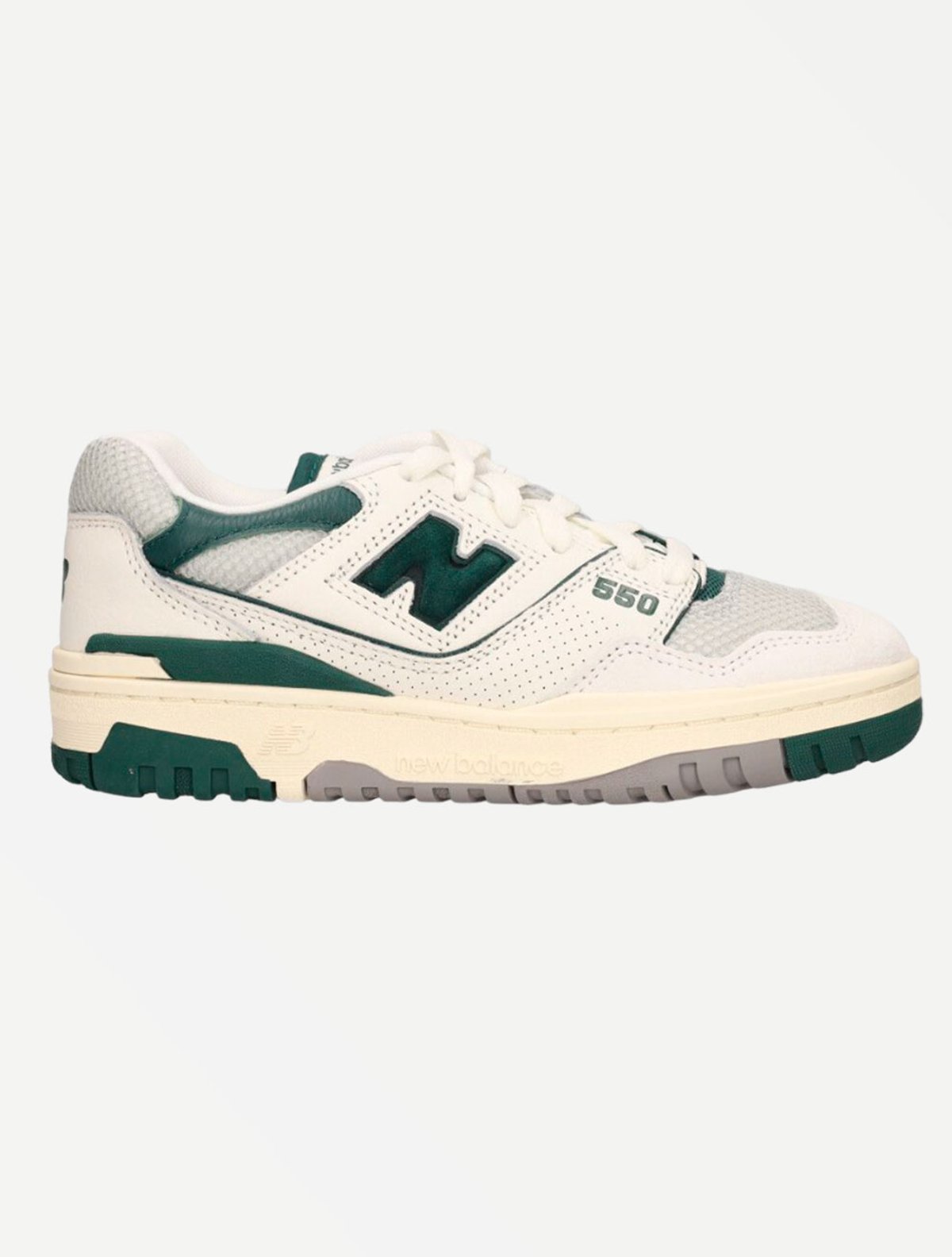Tênis New Balance 550 Branco/Verde Escuro | Adamanto Store