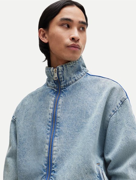 Jaqueta Hugo Boss Regular Jeans Yohji Azul Claro | Adamanto Store