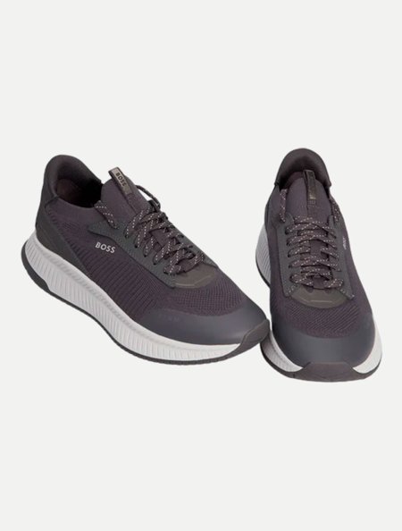 Tênis Hugo Boss Masculino Ttnm Evo Slon Knsd 020 Cinza | Adamanto