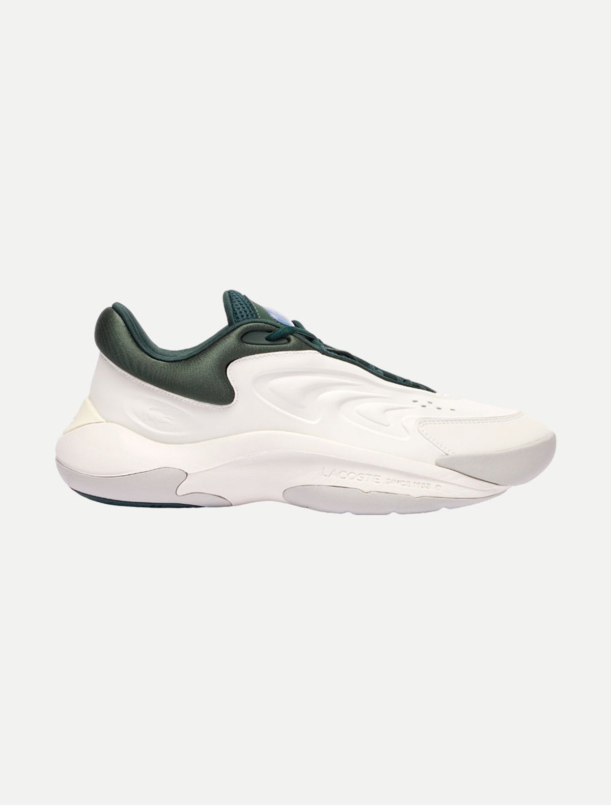 Tênis Lacoste Aceline 47SMA0075 Off White C/Verde Escuro
