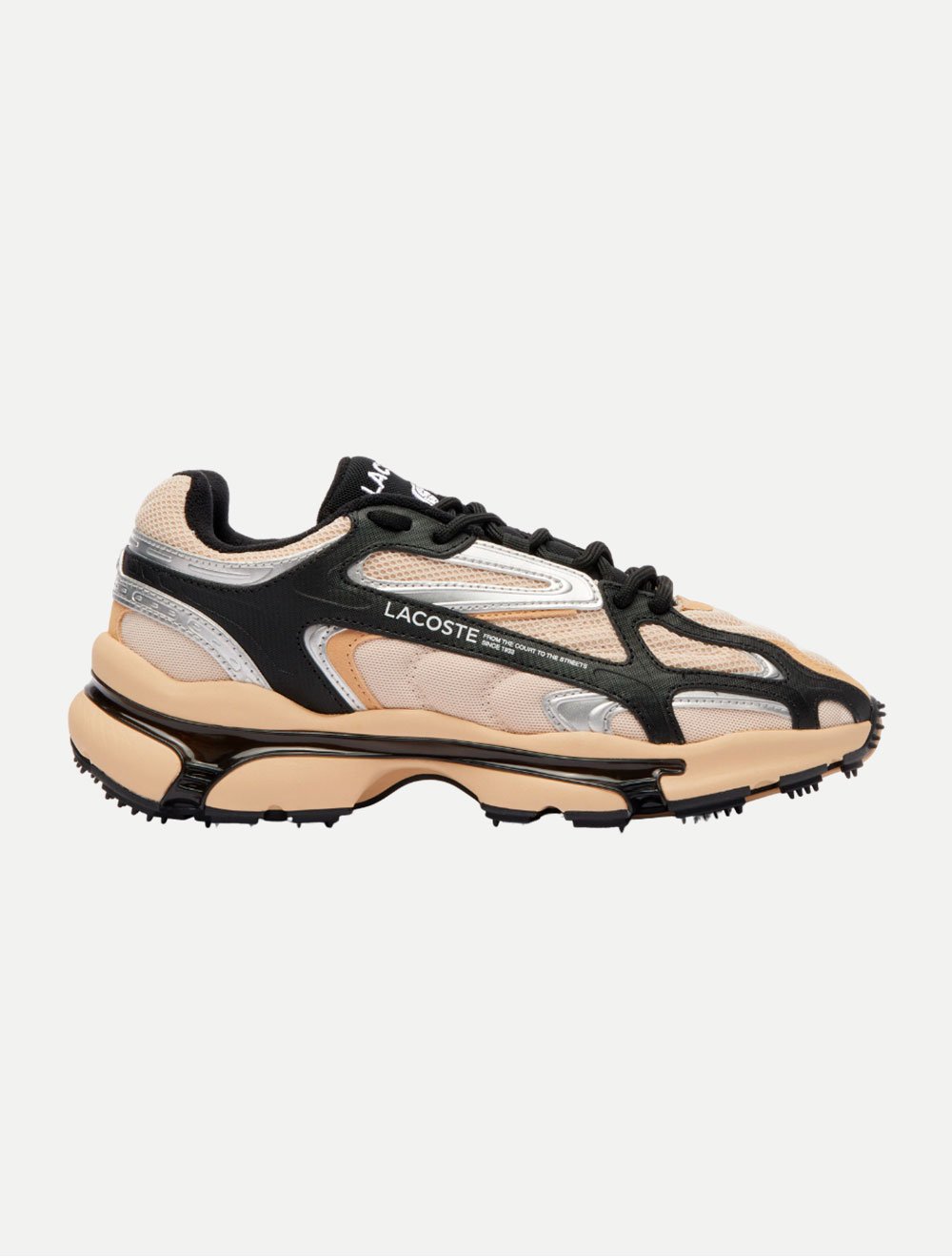 Tênis Lacoste Masclino 3E8 47SMA0013 Preto/Bege | Adamanto Store