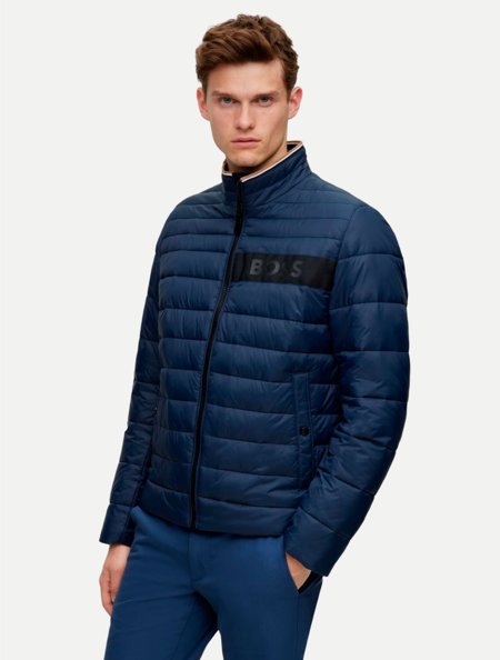 Jaqueta Hugo Boss Masculino Puffer Darolus Azul Marinho | Adamanto