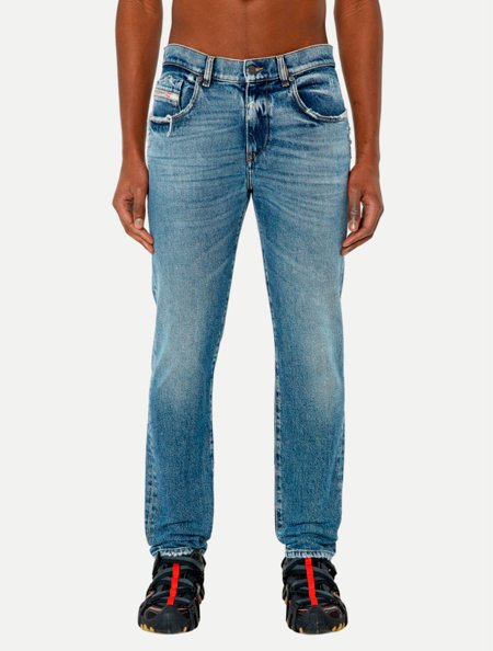 Calça Diesel Jeans Slim Fit 2019 D-Strukt A03558 Azul | Adamanto Store
