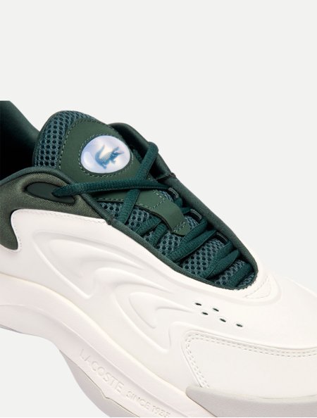 Tênis Lacoste Aceline 47SMA0075 Off White C/Verde Escuro