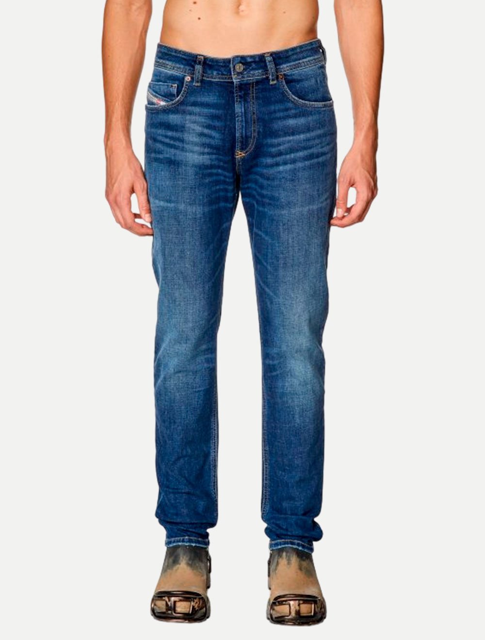 ねこさん専用DIESEL Calça Diesel Jeans Skinny Fit 1979 Sleenker L32 Pantaloni A03594