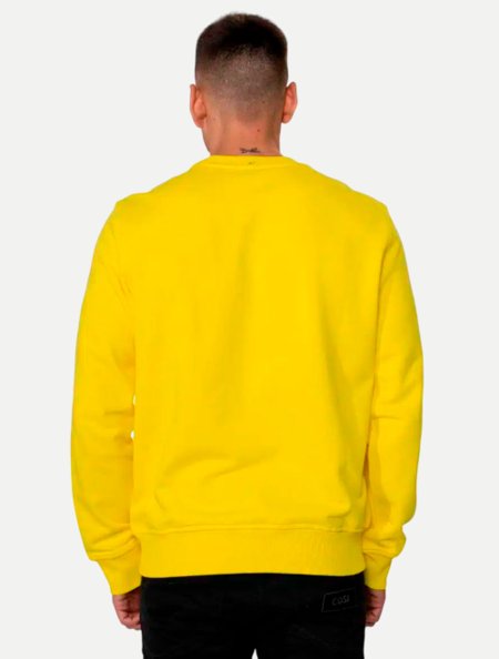 Moletom Diesel S-Ginn Div Felpa A03758 Amarelo | Adamanto Store