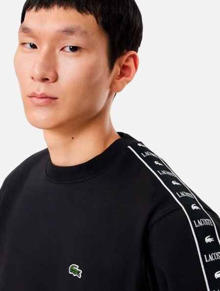 Moletom Lacoste Classic Fit SH7492 Preto | Adamanto Store