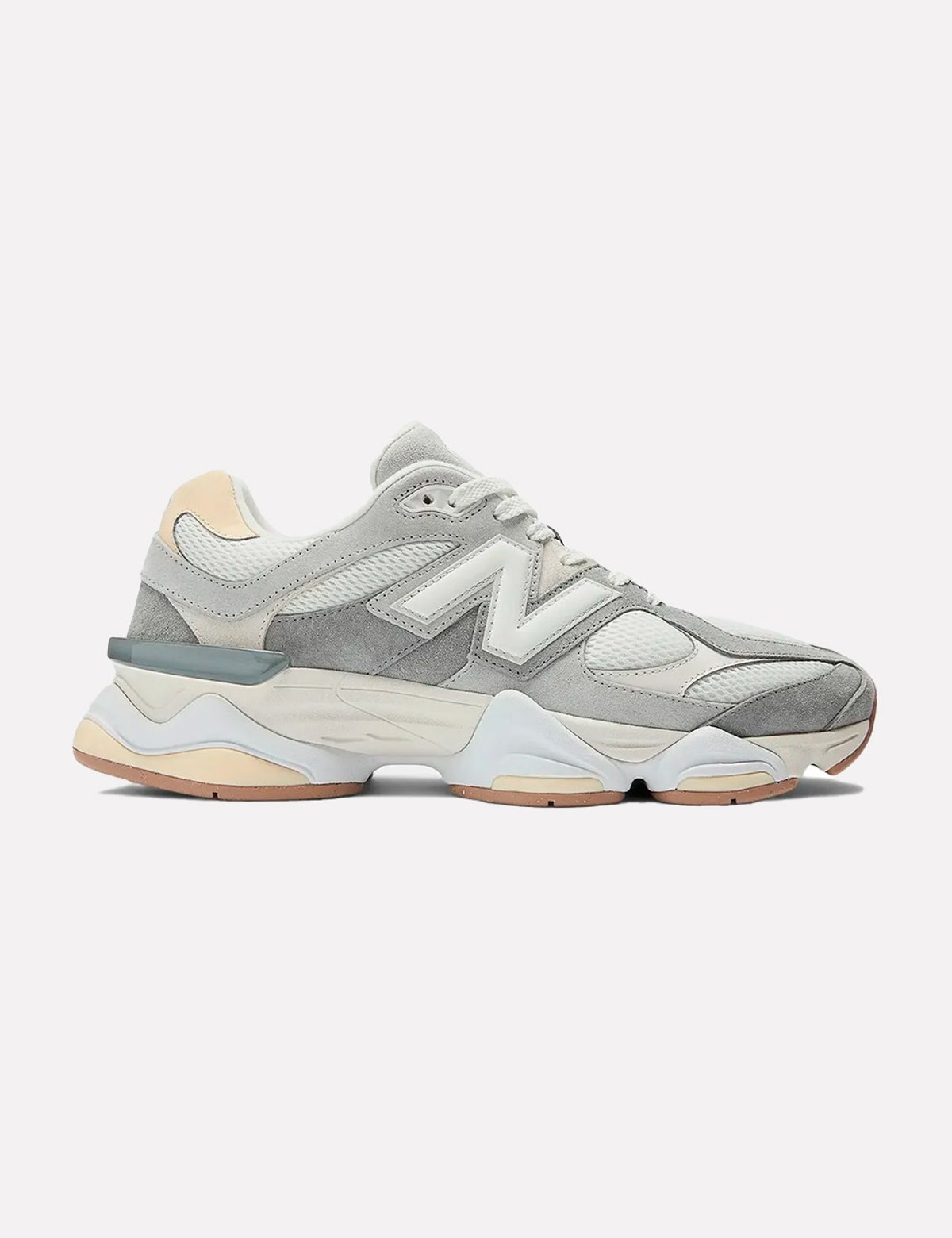 Tênis New Balance 9060 Cinza/Branco | Adamanto Store
