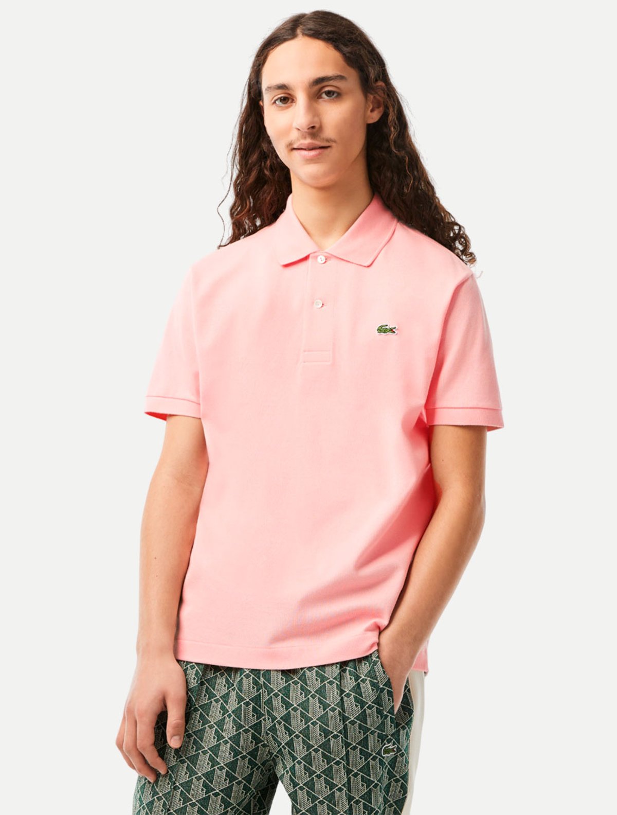 Polo Lacoste Classic Fit L1212 Rosa Lírio | Adamanto Store