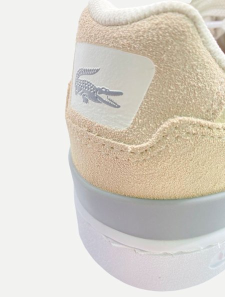 Tênis Lacoste Masculino T-Clip 47SMA0067BR2B7 Bicolor Creme