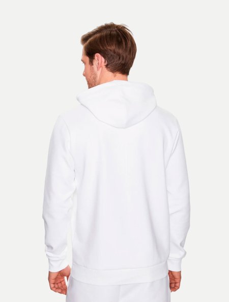 Blusa Hugo Boss Masculina Moletom Regular Soody 1 Branca