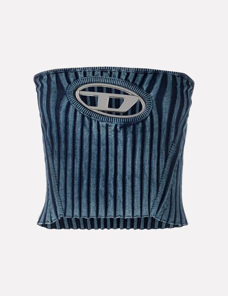 Top Diesel Feminino M-Clarksville Maglia Azul Estonado | Adamanto