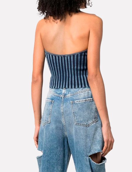 Top Diesel Feminino M-Clarksville Maglia Azul Estonado | Adamanto