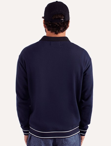 Blusa Original Penguin Masculina Regular Moletom OPKS30080 Azul