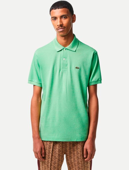 Polo Lacoste Masculina Classic Fit L1212 Verde Lima | Adamanto Store