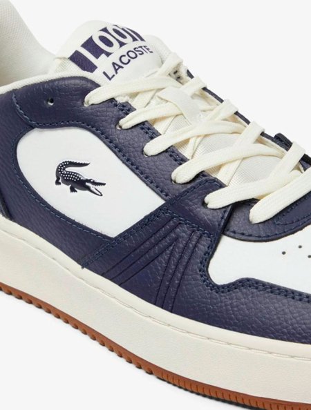 tenis lacoste azul e branco