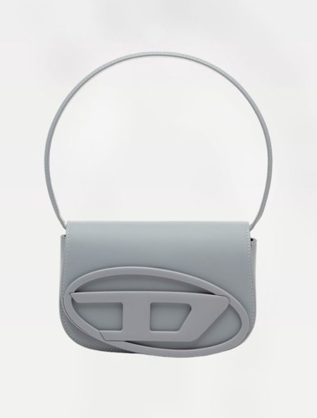 Bolsa Diesel 1DR Shoulder Bag X08396 Cinza Fosca | Adamanto Store