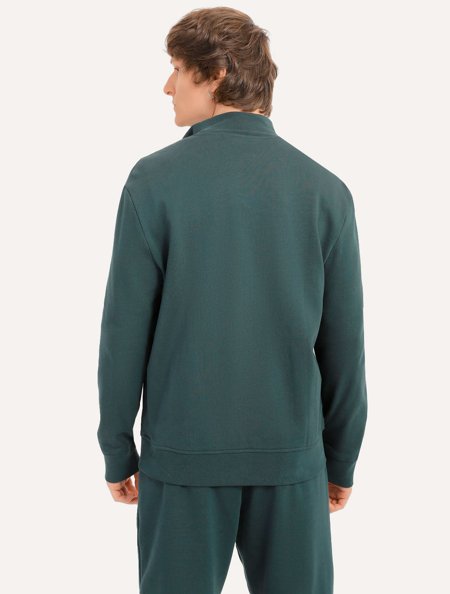 Suéter Armani Exchange Masculino Regular Gables 3RZMAC Verde