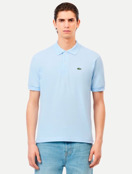 Polo Lacoste Masculina Classic Fit L1212 Azul Claro | Adamanto Store