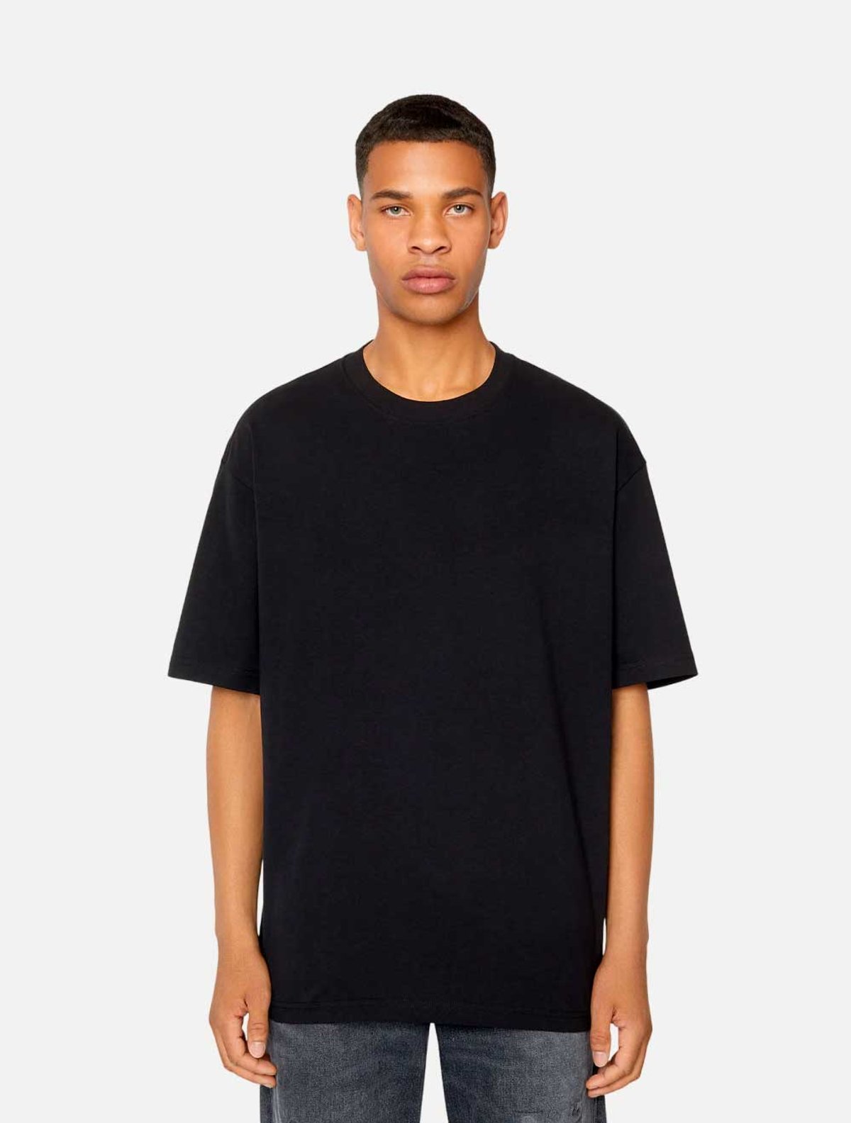 Camiseta Diesel Masculina T-Boggy-Megoval Regular A08232 Preta