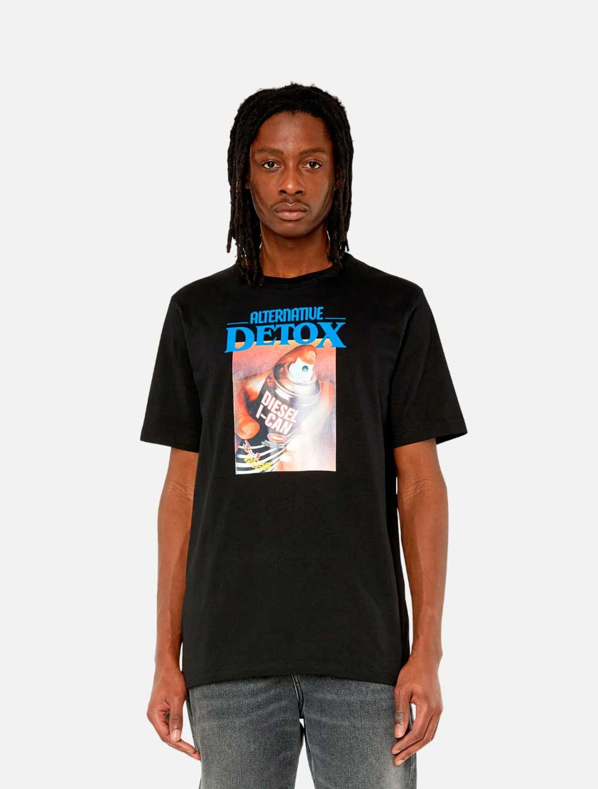 Camiseta Diesel T-Just G4 Regular A08639 Preta | Adamanto Store