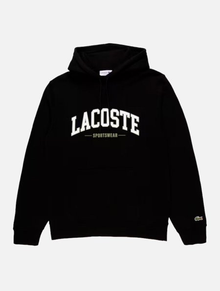 Blusa Moletom Lacoste Classic Fit SH2284 Preta Adamanto Store