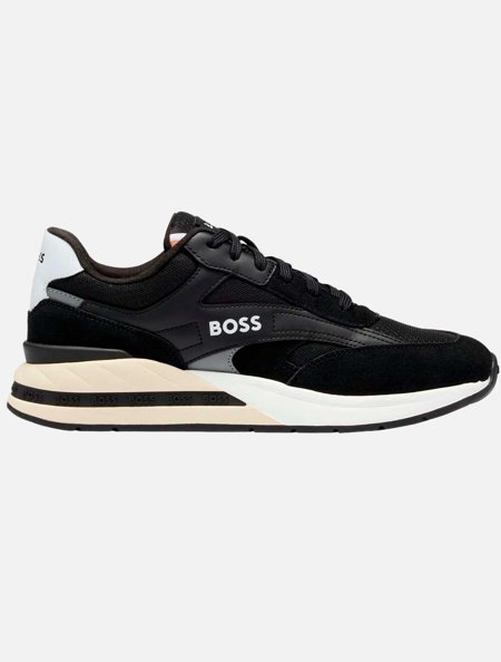 Tênis Hugo Boss Kurt Runn Sdme Preto | Adamanto Store
