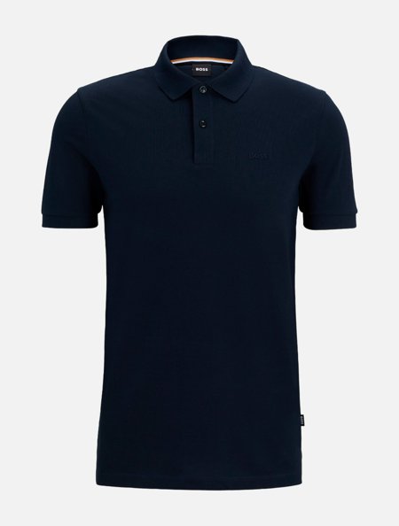 Polo Hugo Boss Masculina Regular Pallas Azul Marinho | Adamanto Store