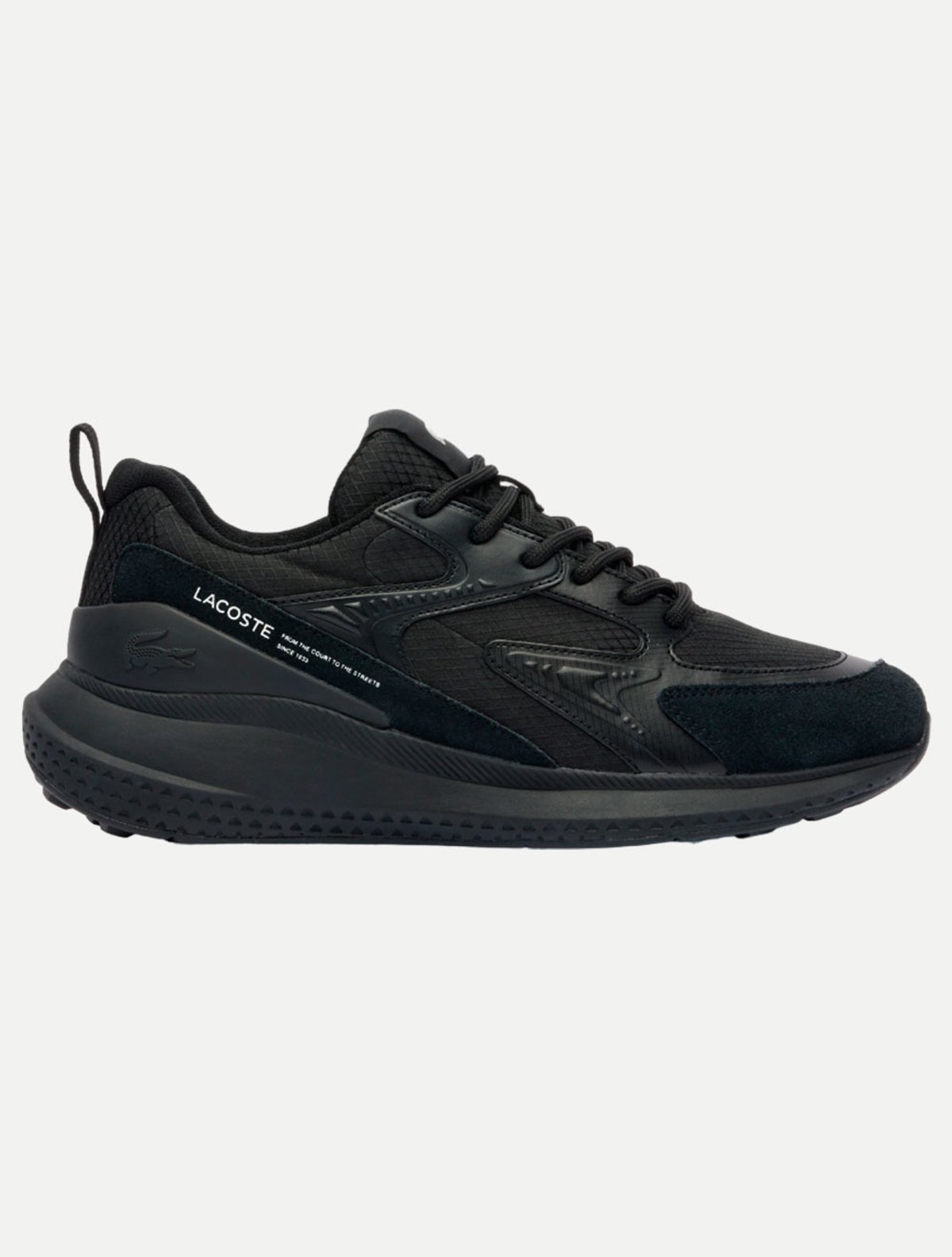 Tênis Lacoste Masculino L003 EVO 47SMA0121 Preto | Adamanto Store