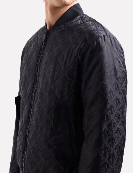 Jaqueta Armani Exchange Masculina Regular Puffer XM000137 Azul
