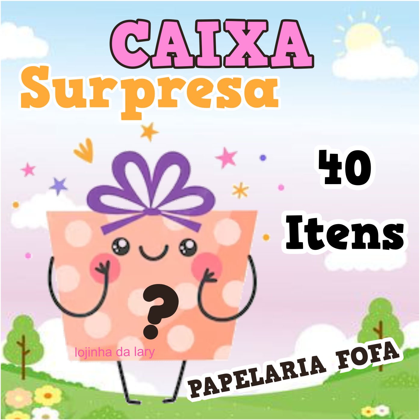 Caixa Surpresa Papelaria Fofa Kawaii 40 Itens Lojinha Da Lary Caixa Surpresa Papelaria Fofa Kawaii 40 Itens Lojinha Da Lary