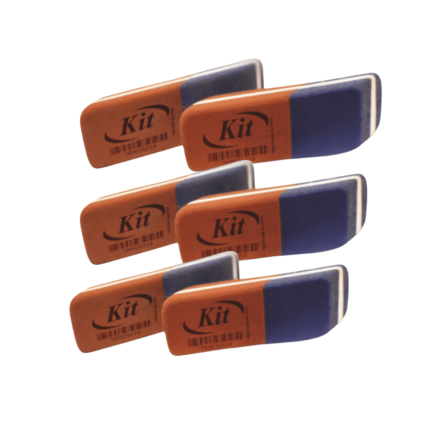 Borracha 2 Cores Apaga lápis/caneta - KIT OFICIAL - 6 UND | Atacado ...