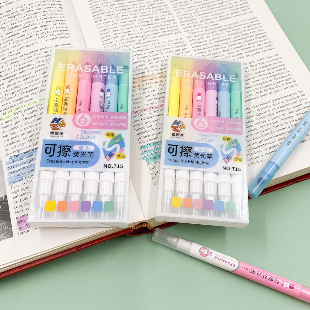 Marca Texto Apagável Dreamy Colors 6 Cores - BLISTER | Atacado Papelândia