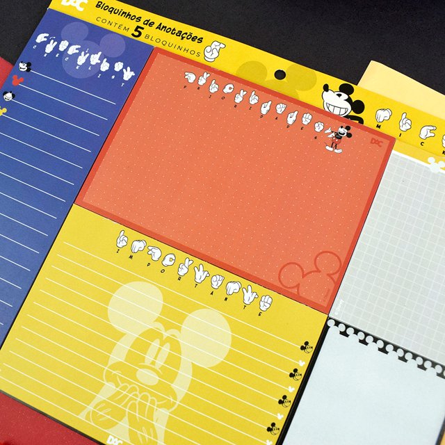 Bloco de Anotações Mickey Disney DAC | Atacado Papelândia