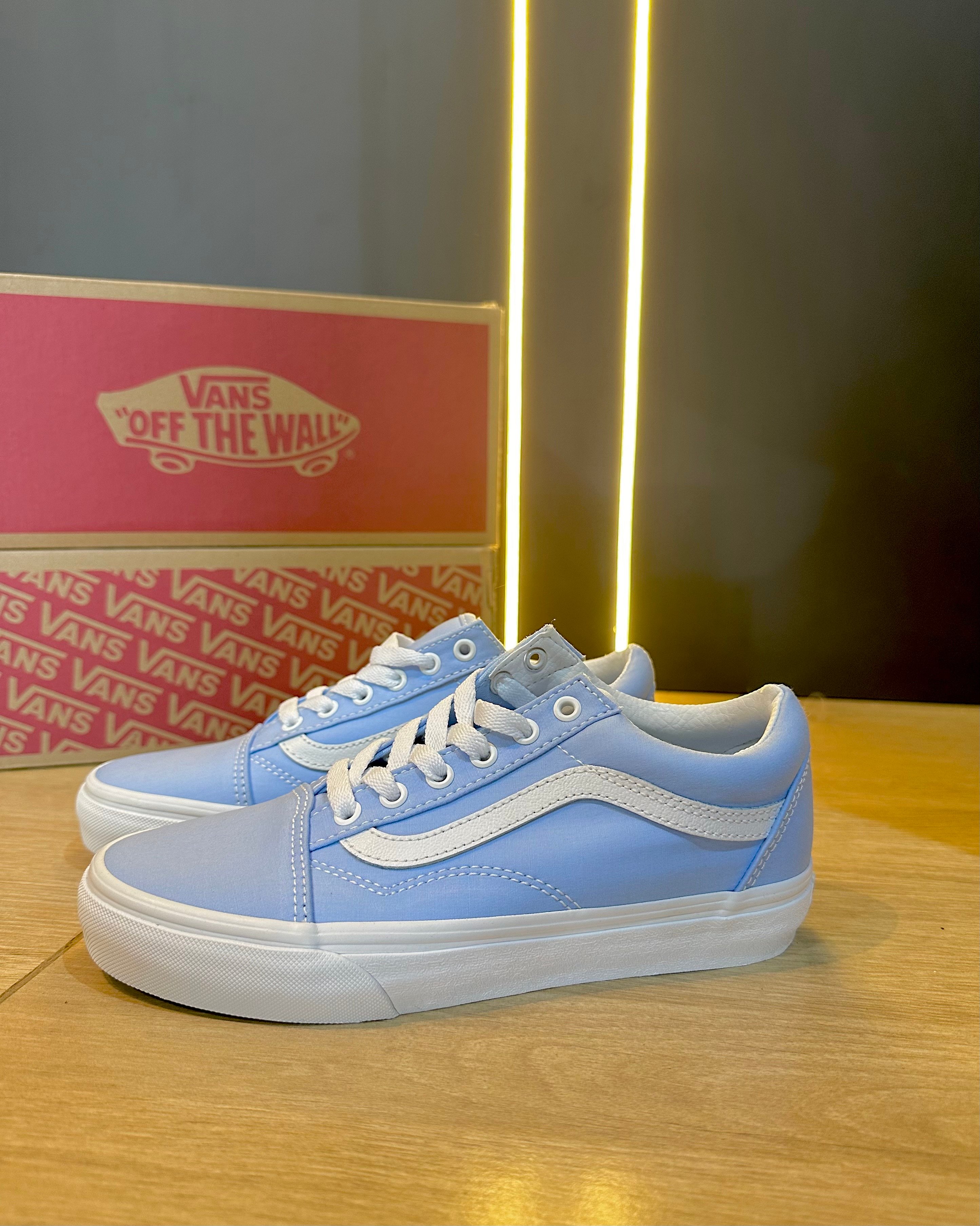 Tênis Vans Old Skool Pastel Blue Stradi Skate Surf