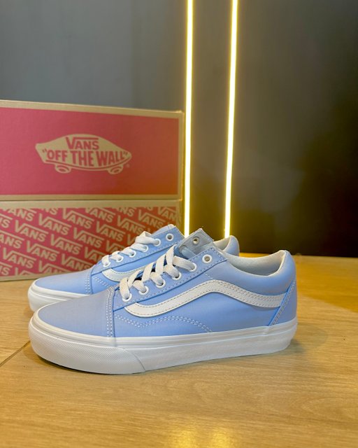 Tênis Vans Old Skool Pastel Blue Stradi Skate Surf