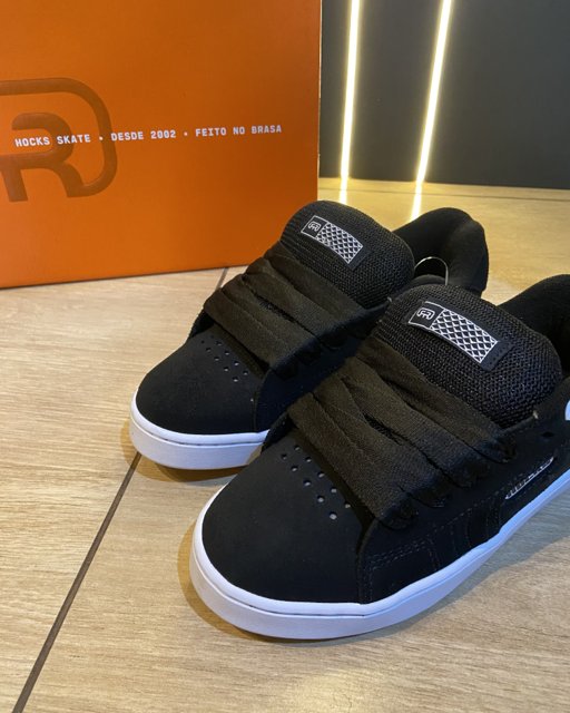 Tênis Hocks Ruas Skate Classic Black | Stradi Skate Surf