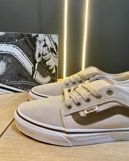 Tênis Vans Skate Chukka Low Sidestripe Espresso Khaki | Stradi