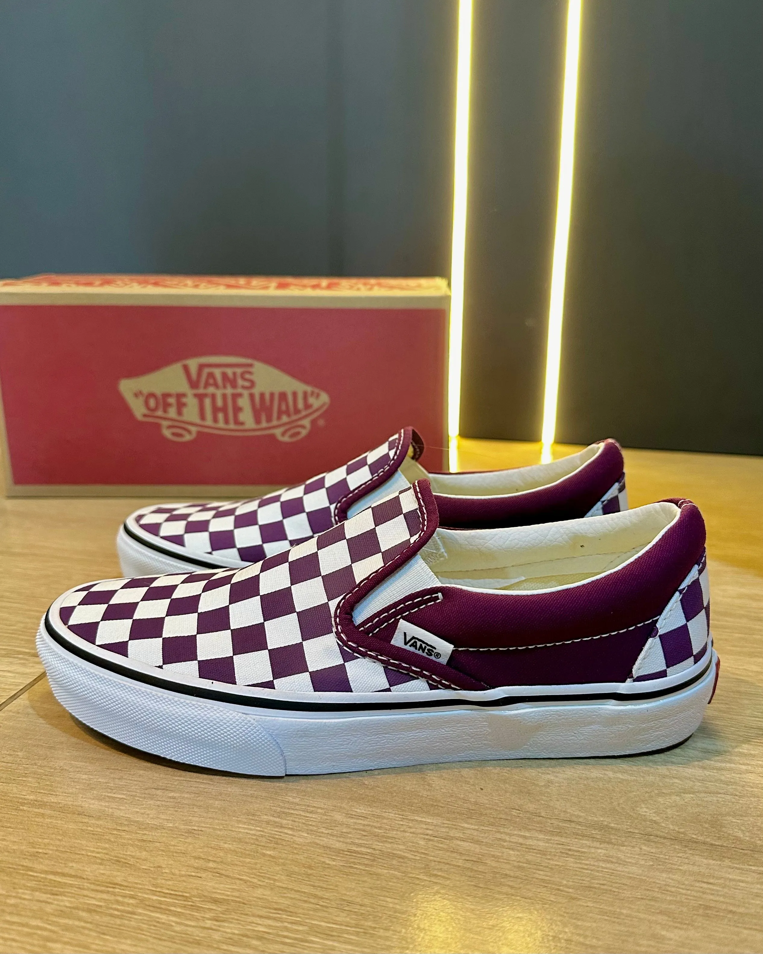 Tênis Vans Slip On Dark Purple Stradi Skate Surf