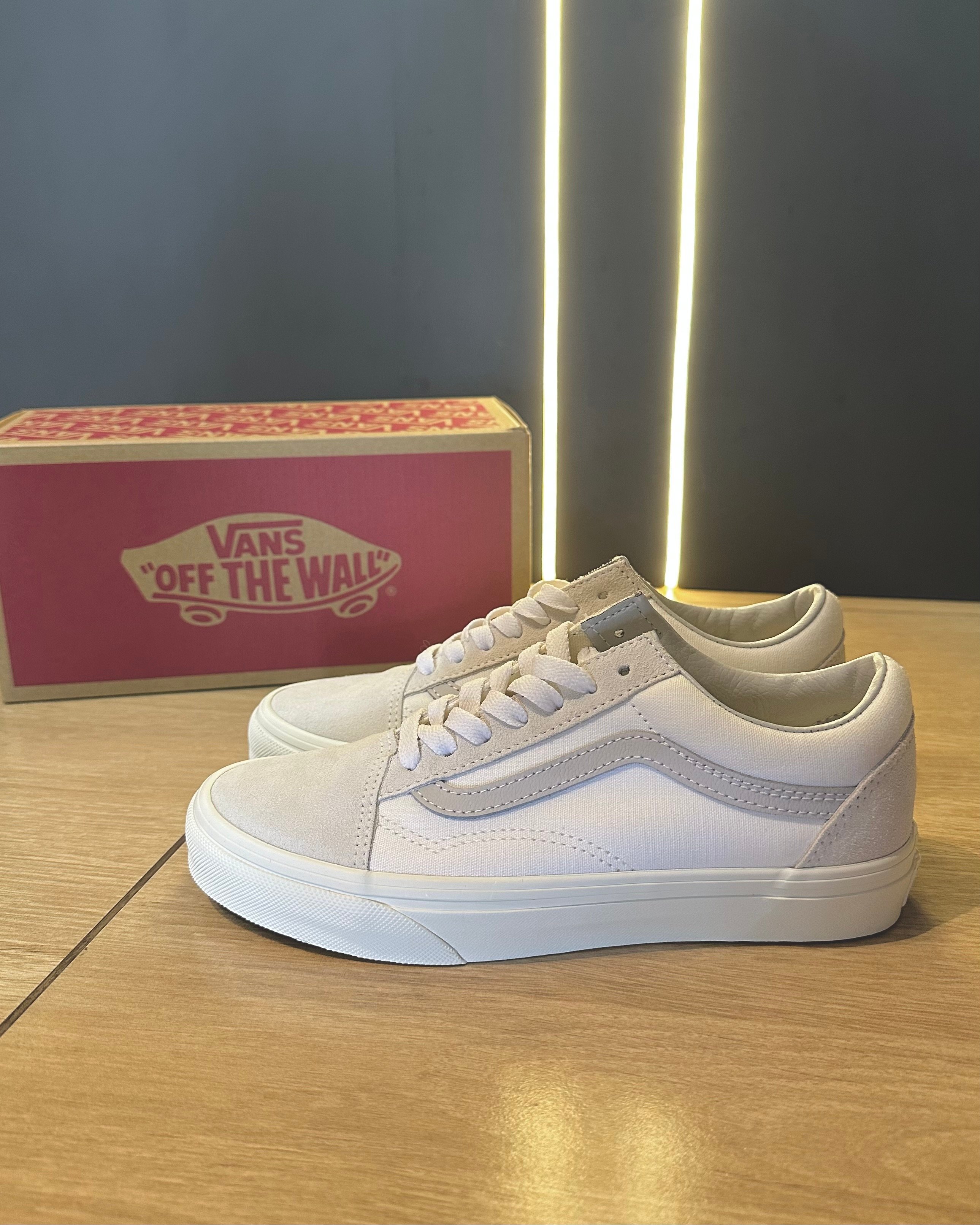 Tênis Vans Old Skool Tone Marshmallow Stradi Skate Surf