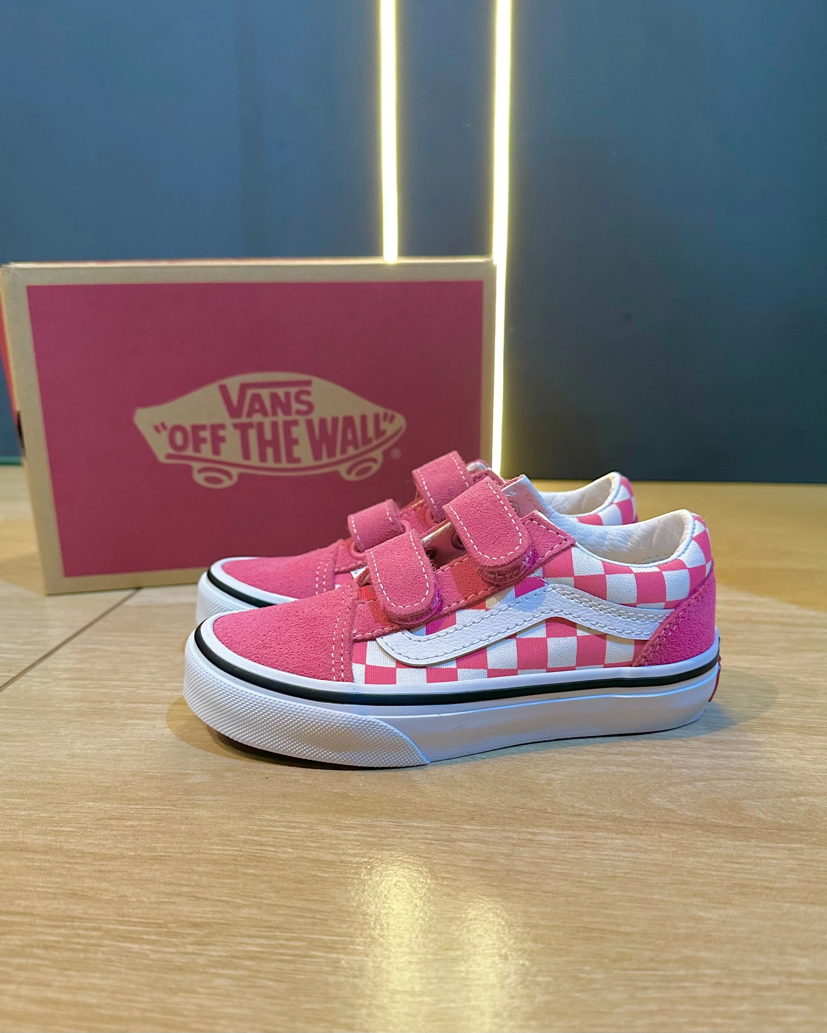 Tênis Vans Infantil Old Skool V Color Checkerboard Stradi Skate Surf