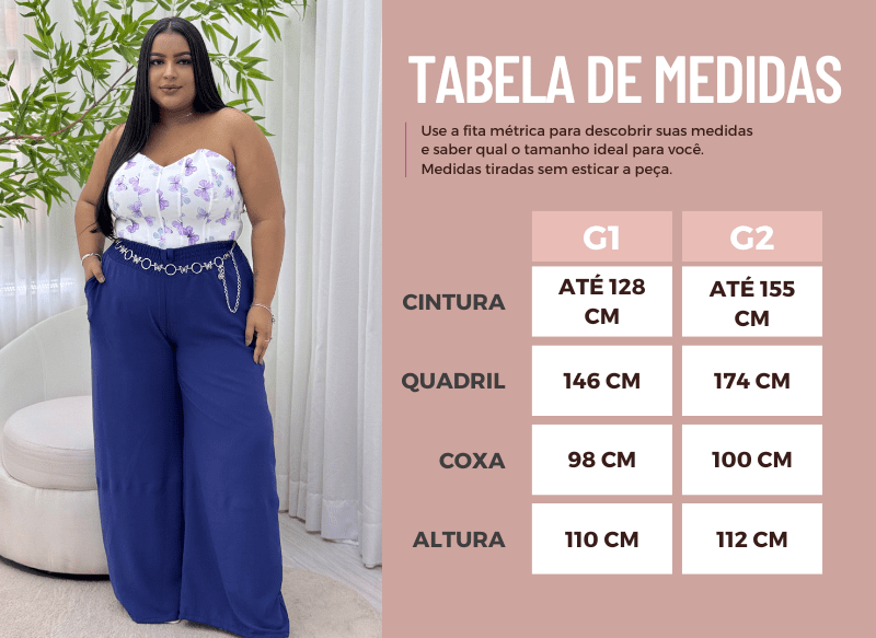 Calça pantalona