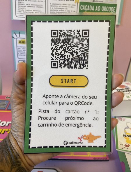 Caçada ao QR Code da Dor | Ludic Nurse